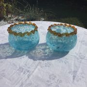 Pair of ball vases