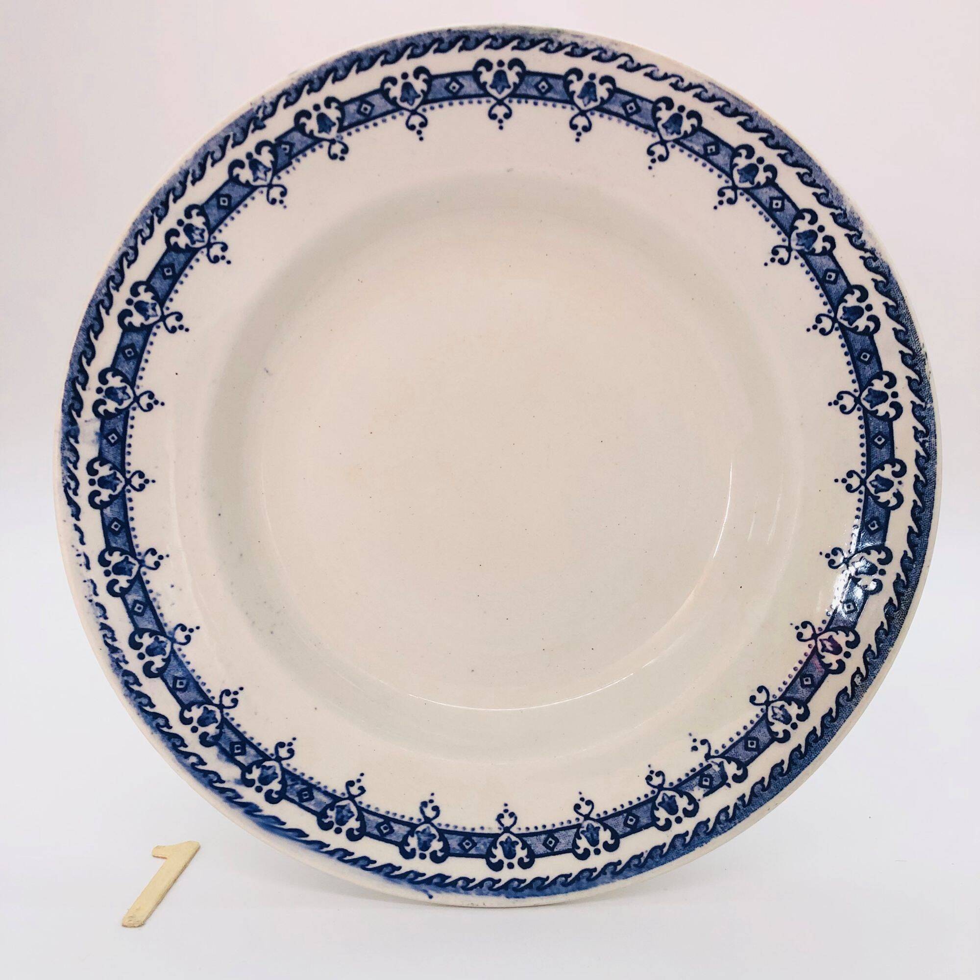 4 deep plates "Orchies - Nord". Mikado model.