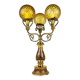 Lampe de table à 3 bras Chasse par C. Florentine, Italie, années 1950