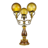 Table lamp with 3 arms by C. Florentine, Italy, 1950s