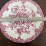 Set of 4 floral pattern dessert plates