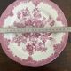 Set of 4 floral pattern dessert plates
