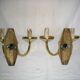 Pair of 1930s wall lights - art deco