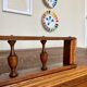 Counter, reception furniture in solid wood early twentieth century