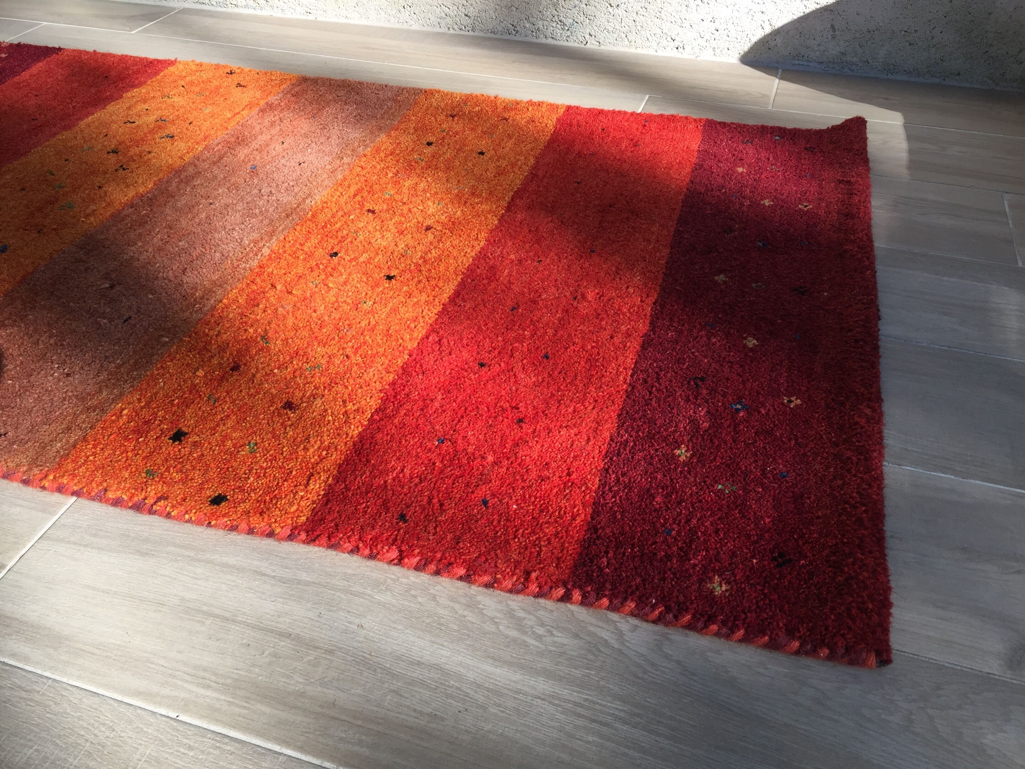 Indian carpet gabbeh 100% wool - 94x157 cm