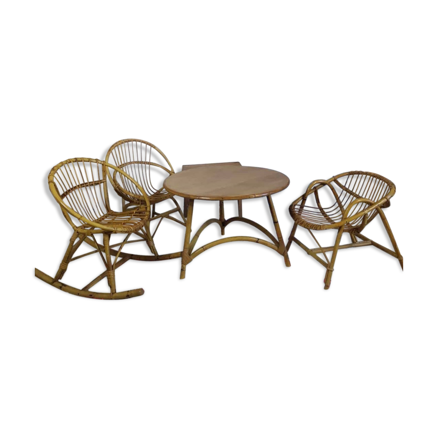 Rattan lounge for child