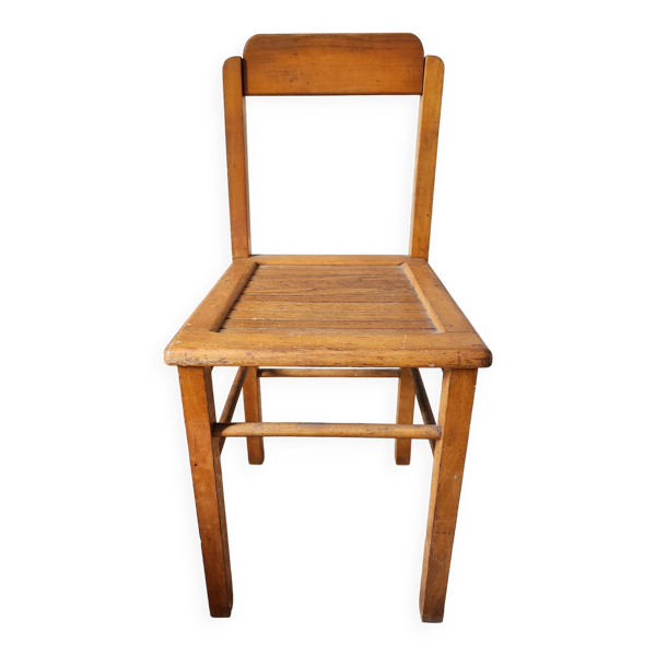 Chaise enfant vintage en bois