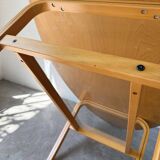 Oval coffee table beech 1980 Aalto Ikea