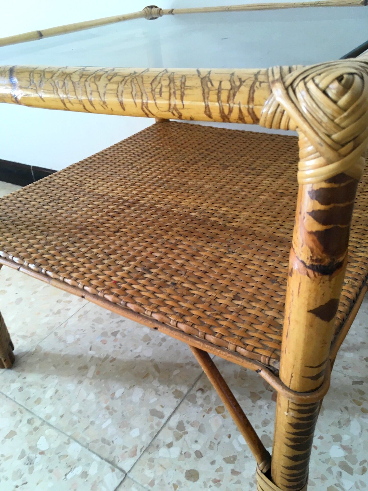 Vintage rattan horses in the 70s