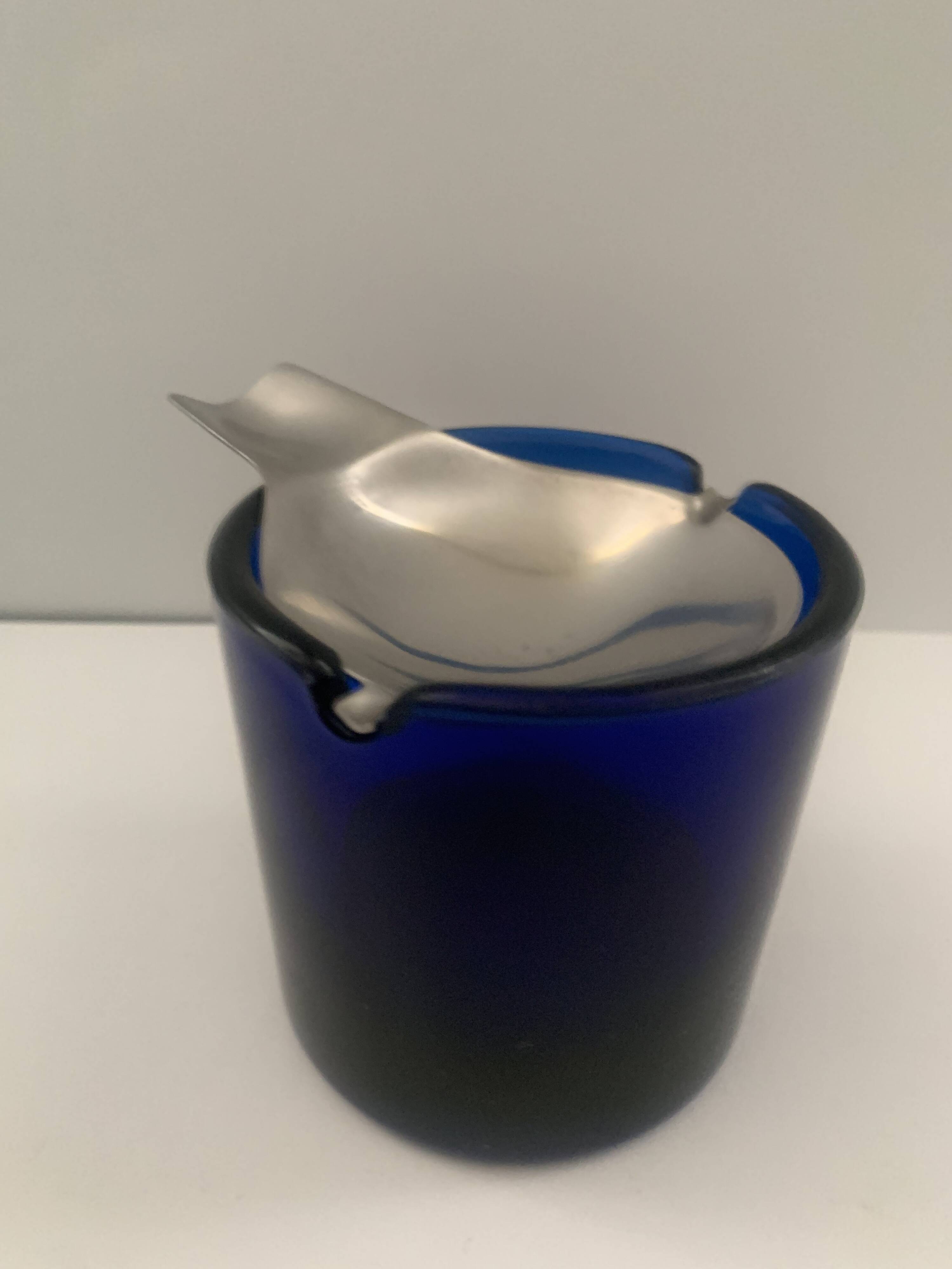 Wilhelm Wagenfeld Kippascher Kipp-Aschenbecher Ascher Ash Tray 504 WMF Glas