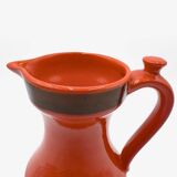 Ceramic orangeade set, orange, Zell, 1970s.