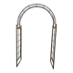 Arche de jardin en fer forgé