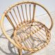Small vintage rattan children's armchair
