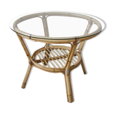 Table basse en bambou