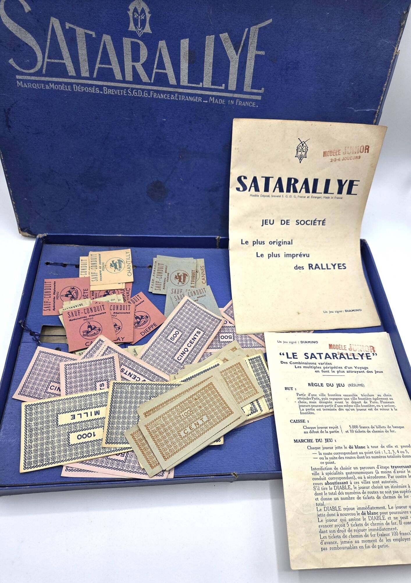 Vintage Board Game "Satarallye"