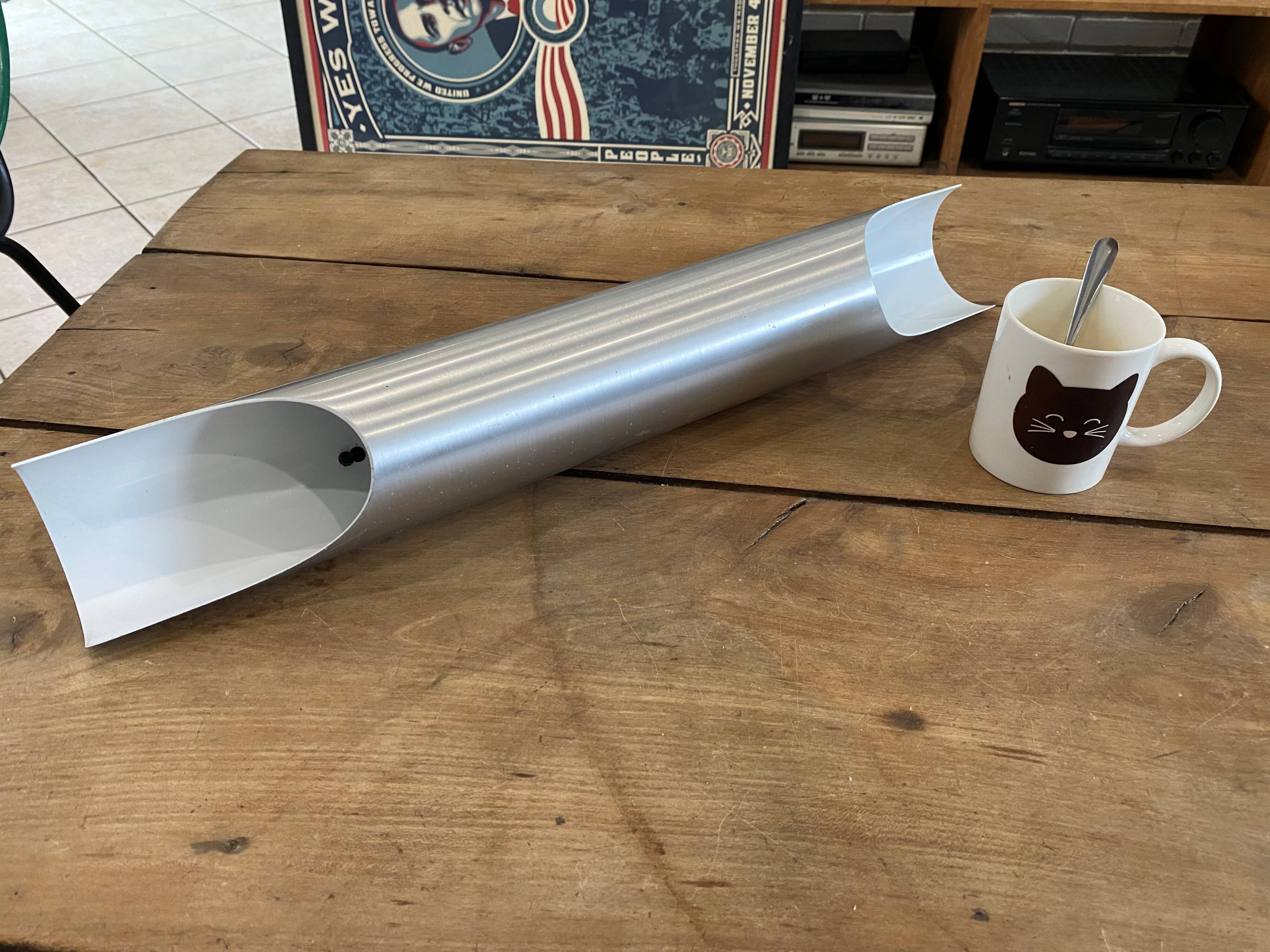 Wall lamp n1 Sconce Fuga XXL 60cm Aluminum Raak Komulainen 1970