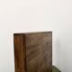Square modernist wooden mirror — Scandinavian style, 1970s