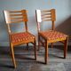 Paire de chaises Pierre Cruège – Modèle "Reconstruction" – 1950