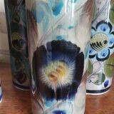 6 ceramic cup vases by Mexico