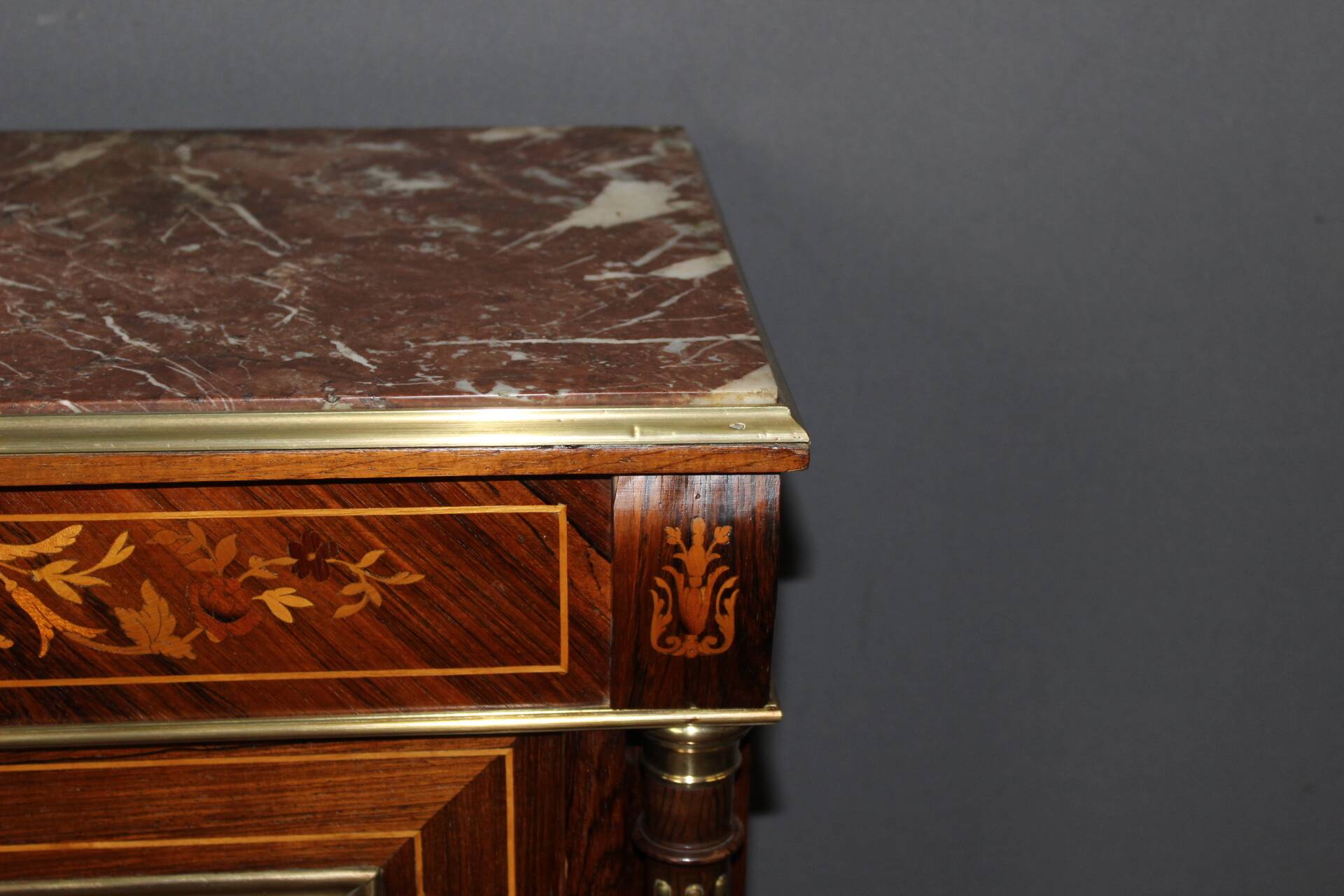 Napoleon III Support Buffet in 19th century marquetry