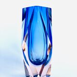 Vase Sommerso Murano design Luigi Mandruzzato, 60s