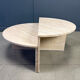 Paire de tables basses en travertin, années 1970