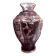 Art Deco vase in glass and silver metal