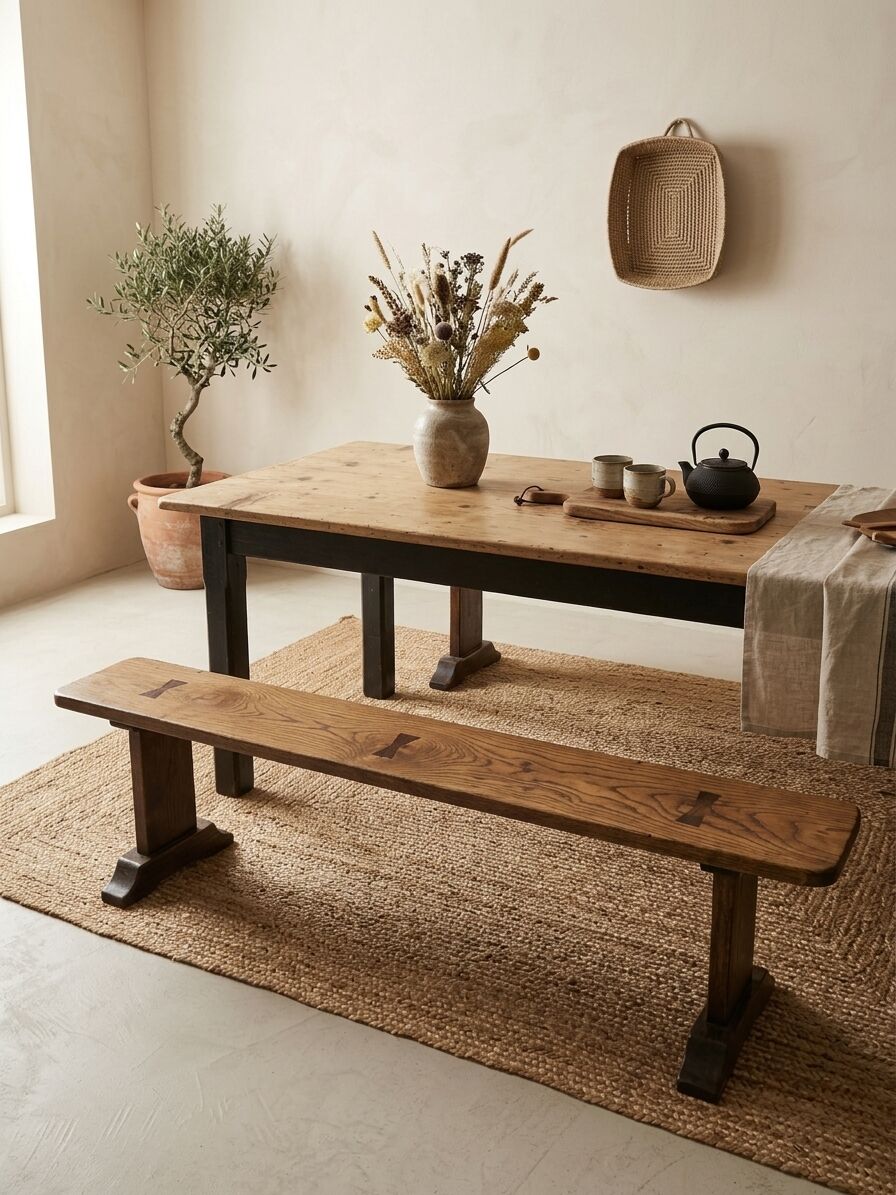 Farm table 220cm, authentic