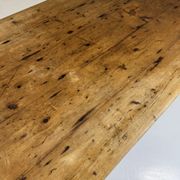English antique pine dining table