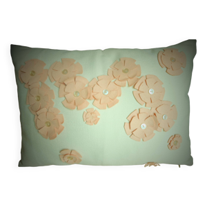 coussin fleurs
