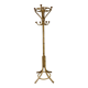 Vintage rattan parrot coat rack
