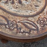 Coffee table lava stone