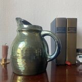 Glossy green Alsace stoneware pot