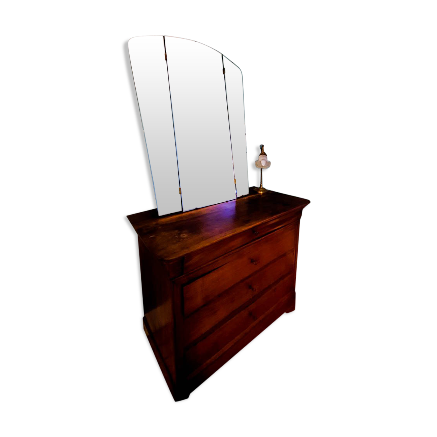 Art Deco triptych mirror 90x120cm