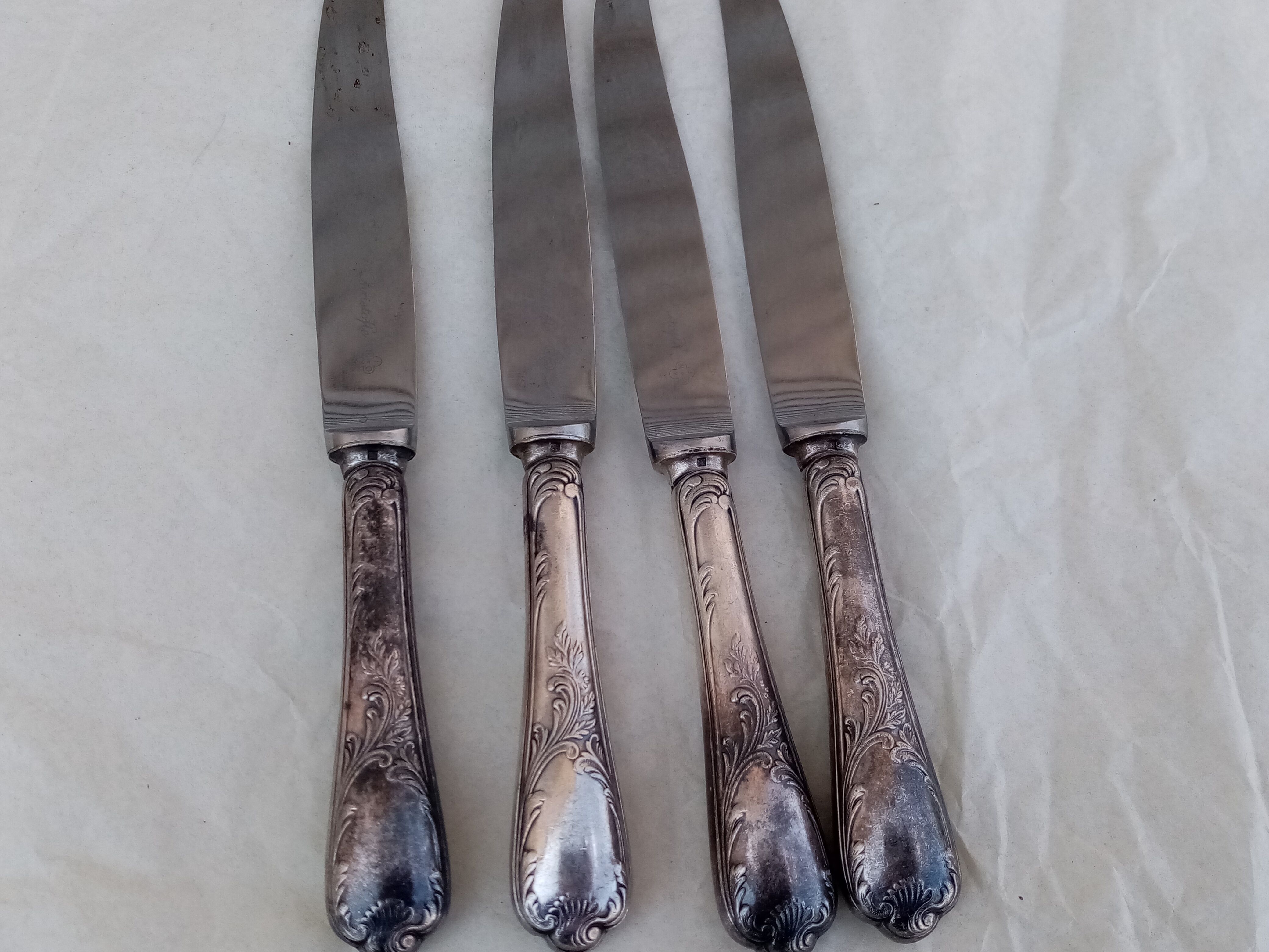 4 chritophle dessert knives