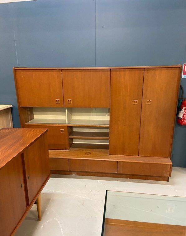 Scandinavian living room teak sideboard