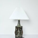 Ceramic Table lamp with a sculpturel abstract expression