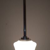 Opaline Art Deco hanging lamp