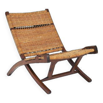 Vintage folding lounge chair