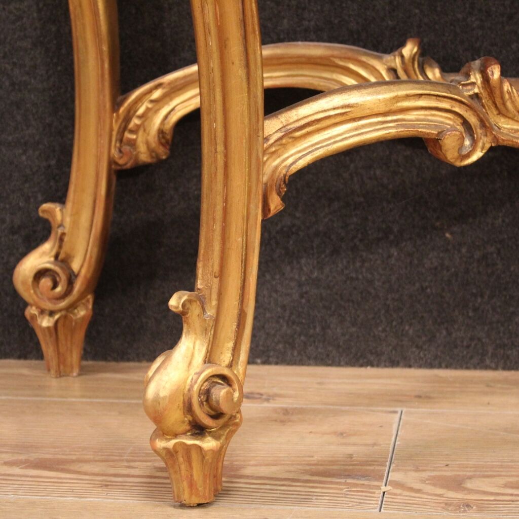 Console with mirror in Louis XV style