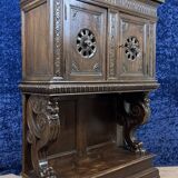 Cabinet dressoir style renaissance en chêne circa 1850