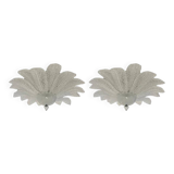 Lot of 2 Glass Sputnik Chandelier Flush Mount, Mazzega Zuccher