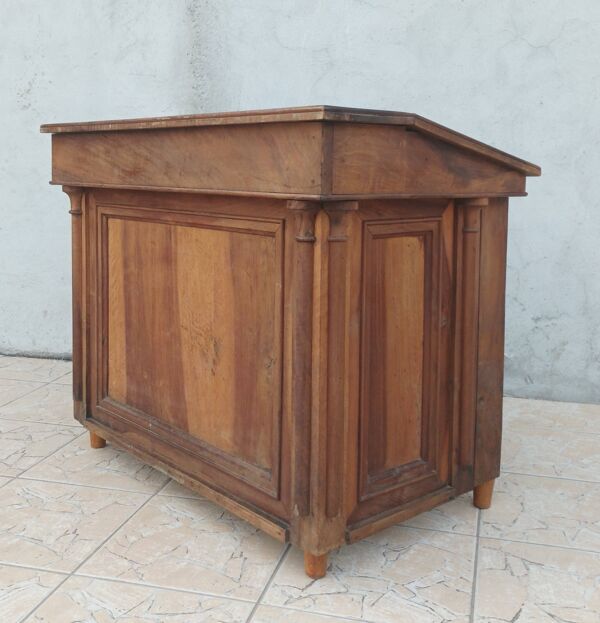 Pupitre écritoire bureau en noyer 19ème