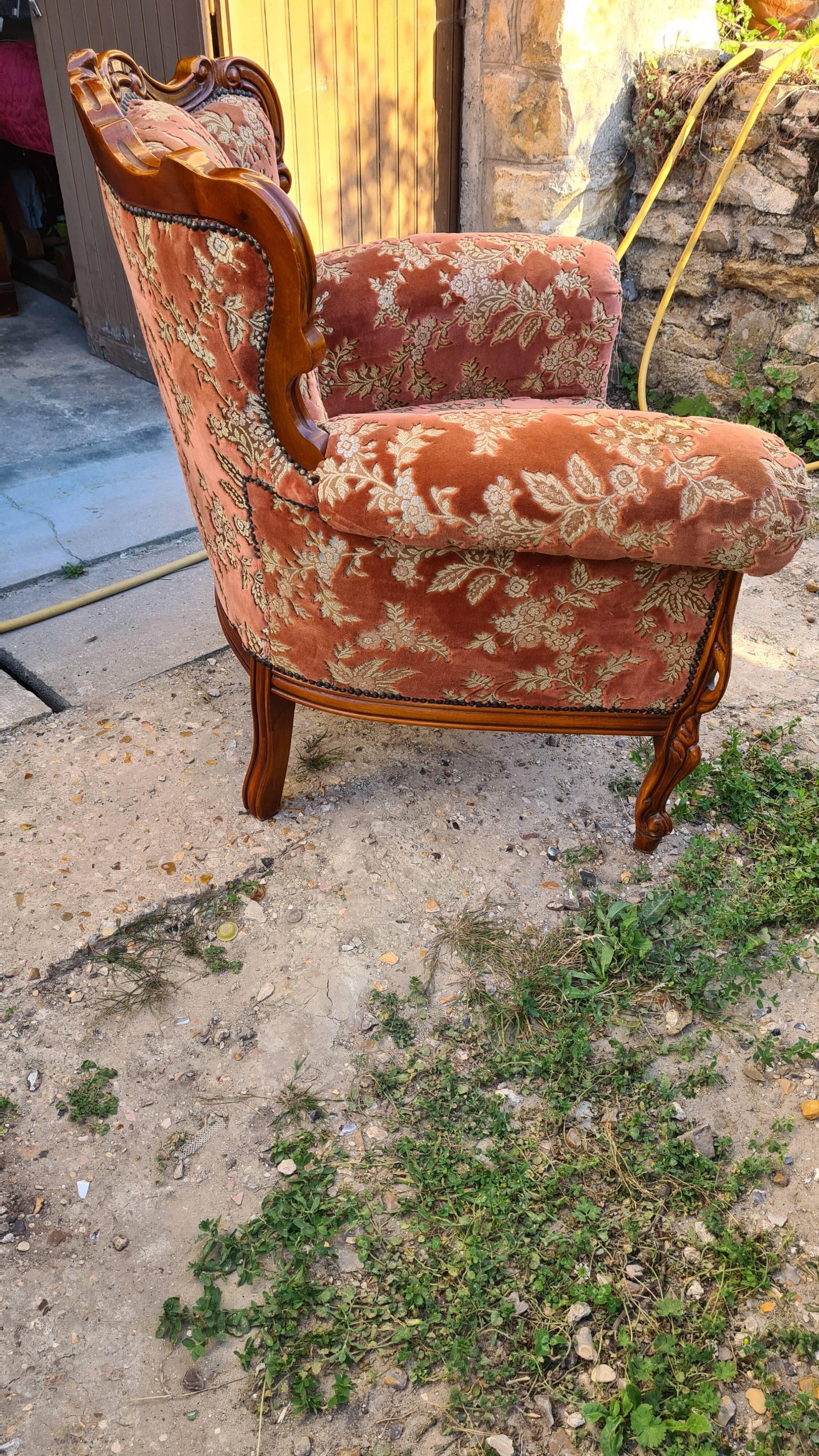 Baroque style armchair