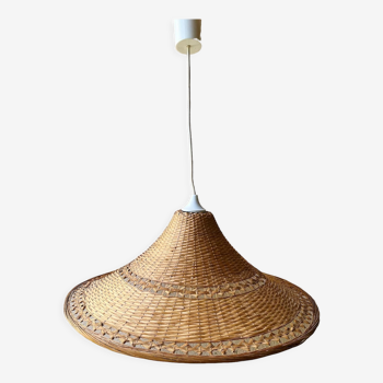 Wicker pendant lamp