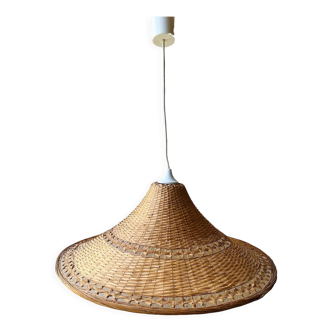 Wicker pendant lamp