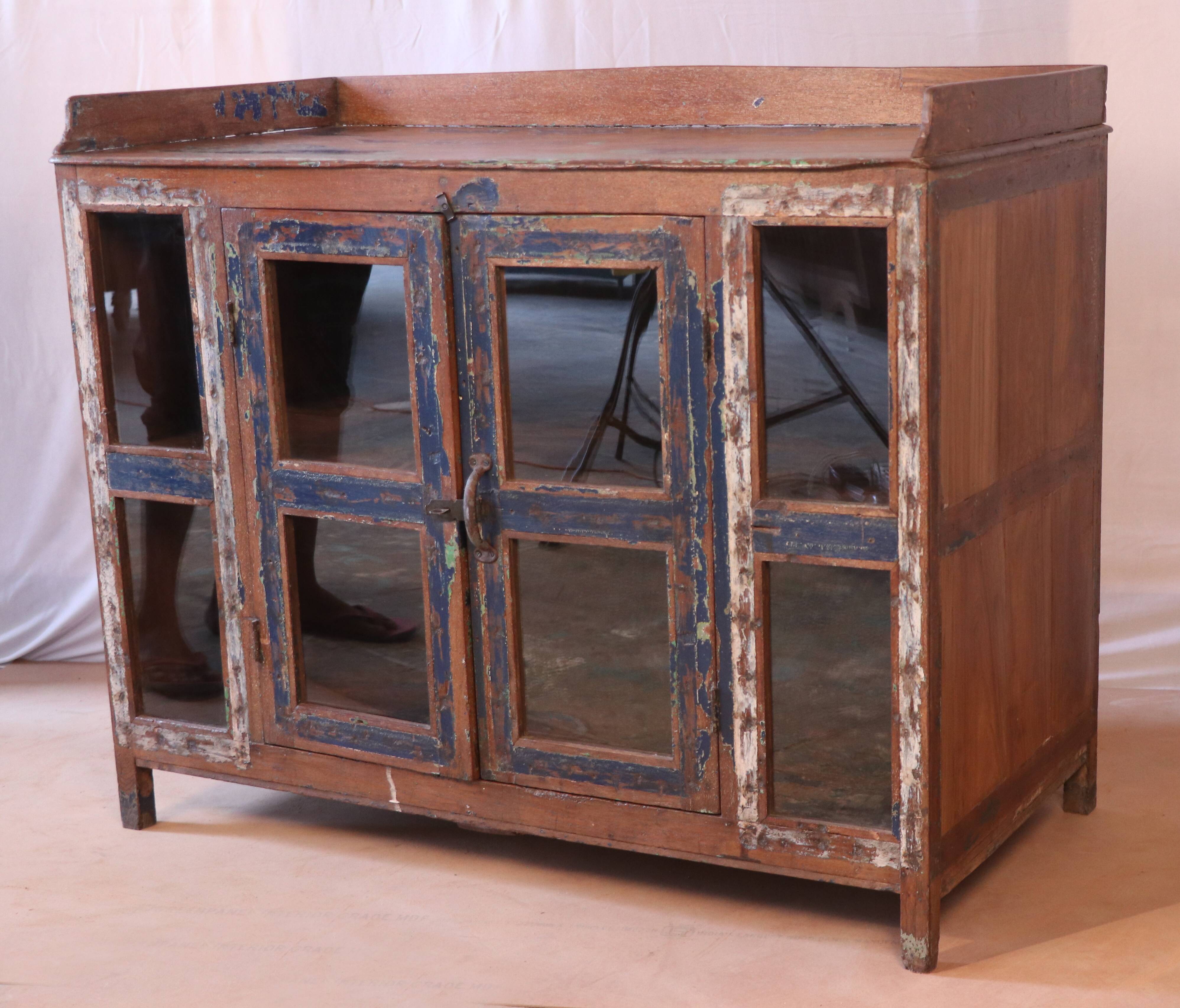 Old burmese teak sideboard teak
