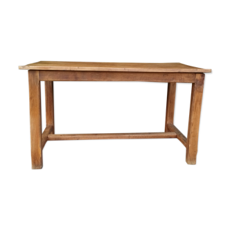 Old oak waxed farm table