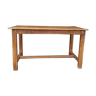 Old oak waxed farm table