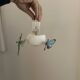 Set of 2 Johnny B. Butterfly pendants by Ingo Maurer